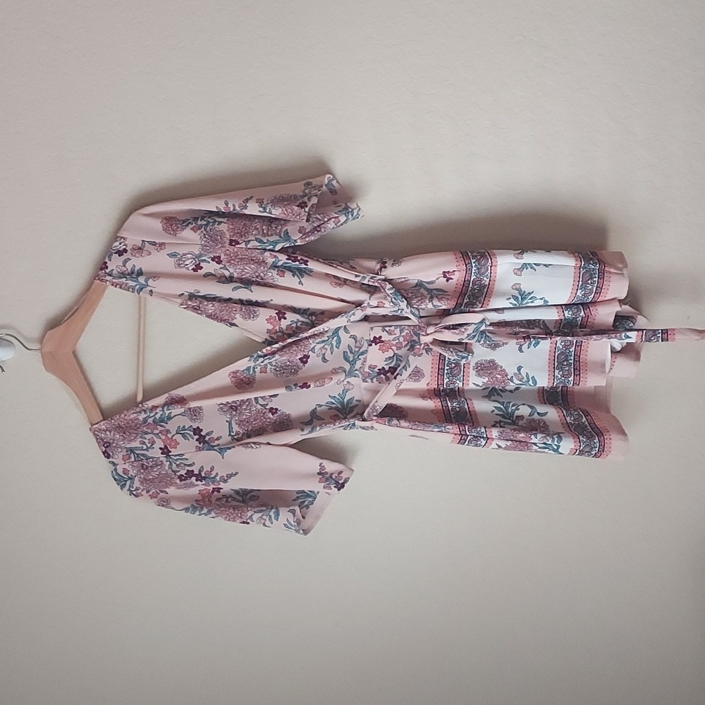 Floral Pink Romper